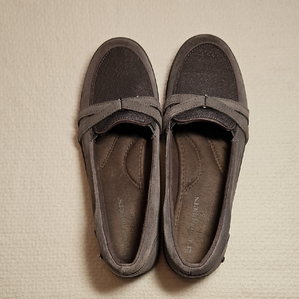 Grasshoppers Vintage Minimalist Gray Women's Slip-On Size 9 Loafer